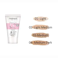 Farmasi - سی سی کرم فارماسی شماره 02 رنگ Light to Medium حجم 50 میل FARMASI MAKE UP CC CREAM LIGHT TO MEDIUM