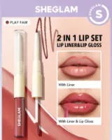 SHEGLAM - لیپ گلاس 2 طرفه شیگلم پلی فیر SHEGLAM  PLAY FAIR