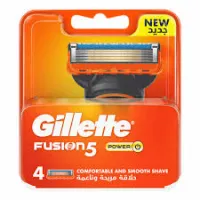 Gillette - تیغ یدک ژیلت مدل Fusion بسته4عددی gillette fusion 5 razor blade