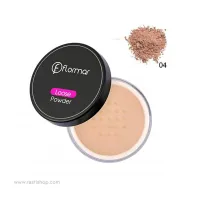 Flormar - پودر فیکس شماره 4 فلورمار  Flormar Loose Powder 04 medium sand