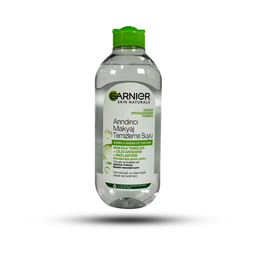 Garnier - میسلار واتر آرایش پاک کن گارنیر مناسب پوست مختلط و حساس400 میل GARNIER MICELLAR WATER