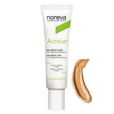 Noreva - کرم پودر رنگی اکتی پور بژ تیره نوروا حجم 30 میل Noreva Anti-Imperfections Cream Golden Tinted Volume 30ml