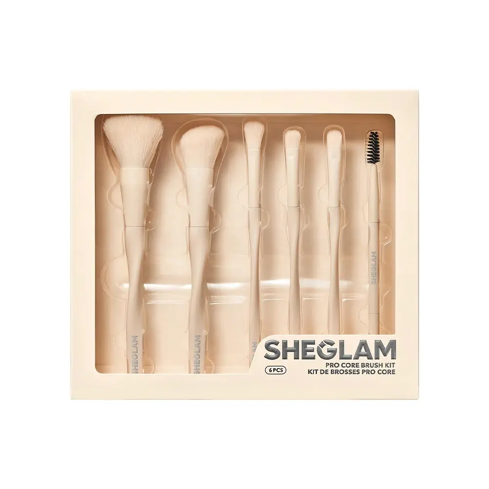 SHEGLAM - ست براش 6 تیکه شیگلم SHEGLAM pro core brush kit