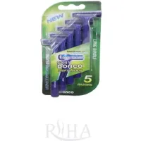 DORCO - خود تراش تی جی  دورکو 5 عددی اورجینال Shaving razor TG710 dorco 5 pcs