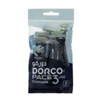 DORCO - خودتراش دورکو مدل Disposable بسته 5 عددی Dorco Pace 3 Disposable 5 Razors