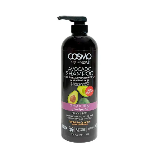 cosmo - شامپو آووكادو 1000 ميل كازمو AVOCADO SHAMPOO 1000ML (IMPROVED DESIGN - 23) (COSMO SERIES)