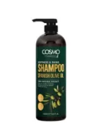 cosmo - شامپو روغن زيتون اسپانيايي 100% طبيعي Natural کازمو  cosmo SOFTNESS & SHINE SPANISH OLIVE OIL SHAMPOO