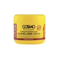 cosmo - cosmo كرم ريلكس كننده موي فر 300 ميل كازمو Soft&Shine cosmo SUPER HAIR RELAXER CREAM TREATMENT  – 300GM COSMO SOFT & SHINE   (COSMO S
