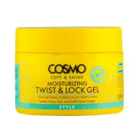 cosmo - cosmo ژل حالت دهنده آبرسان و قفل كننده موي فر 325 ميل كازمو Soft&Shine