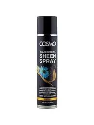 cosmo - cosmo شین اسپری روغن سیاه دانه 300 میل کازمو cosmo BLACK SEED OIL SHEEN SPRAY