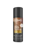cosmo - اسپری رنگ موقت ریشه مو قهوه ای روشن75 میل کازمو cosmo INSTANT ROOT TOUCH-UP HAIR SPARY LIGHT BROWN