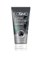cosmo - شوينده صورت با ذغال فعال 150 ميل كازمو  cosmo CHARCOAL GLOW NATURAL FACE WASH