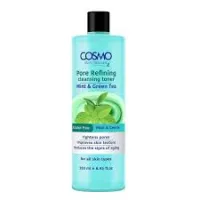cosmo - تونر پاك كننده صورت نعنا و چاي سبز 250 میل کازمو cosmo MINT & GREEN TEA CLEANSING TONER