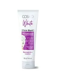 cosmo - ماسك صورت خاك رس نياسياميد 125 گرمي كازمو cosmo WHITE NIACINAMIDE FACE CLAY MASK