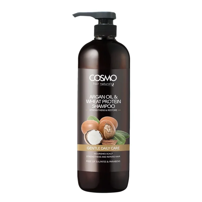 cosmo - شامپو پروتيين آرگان و گندم 1000 ميل كازمو KERATIN SHAMPOO 1000ML cosmo