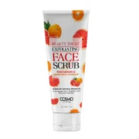 cosmo - اسکراب صورت لیموی صورتی و ماندارین 170 ميل كازمو cosmo PINK LEMON AND MANDARIN ORANGE SCRUB