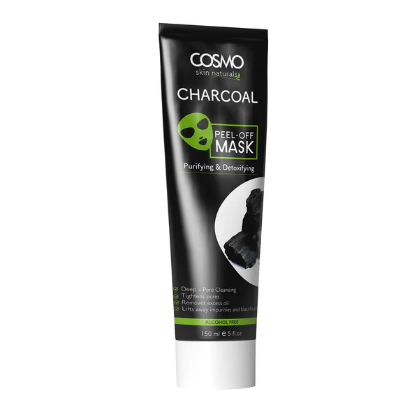 cosmo - ماسك لايه بردار ذغالي 150 ميل كازمو cosmo CHARCOAL PEEL OFF MASK