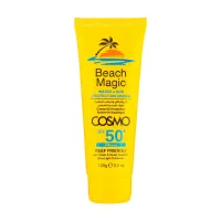 cosmo - کرم ضد آفتاب و ضد آب مخصوص ساحل +SPF50 کازمو 100 گرمی cosmo BEACH MAGIC WATER + SUN PROTECTION CREAM SPF 50