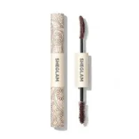 SHEGLAM - ریمل قهوه‌ای حجم دهنده و بلند کننده دو سر ضد آب شیگلم (brown mascara sheglam)