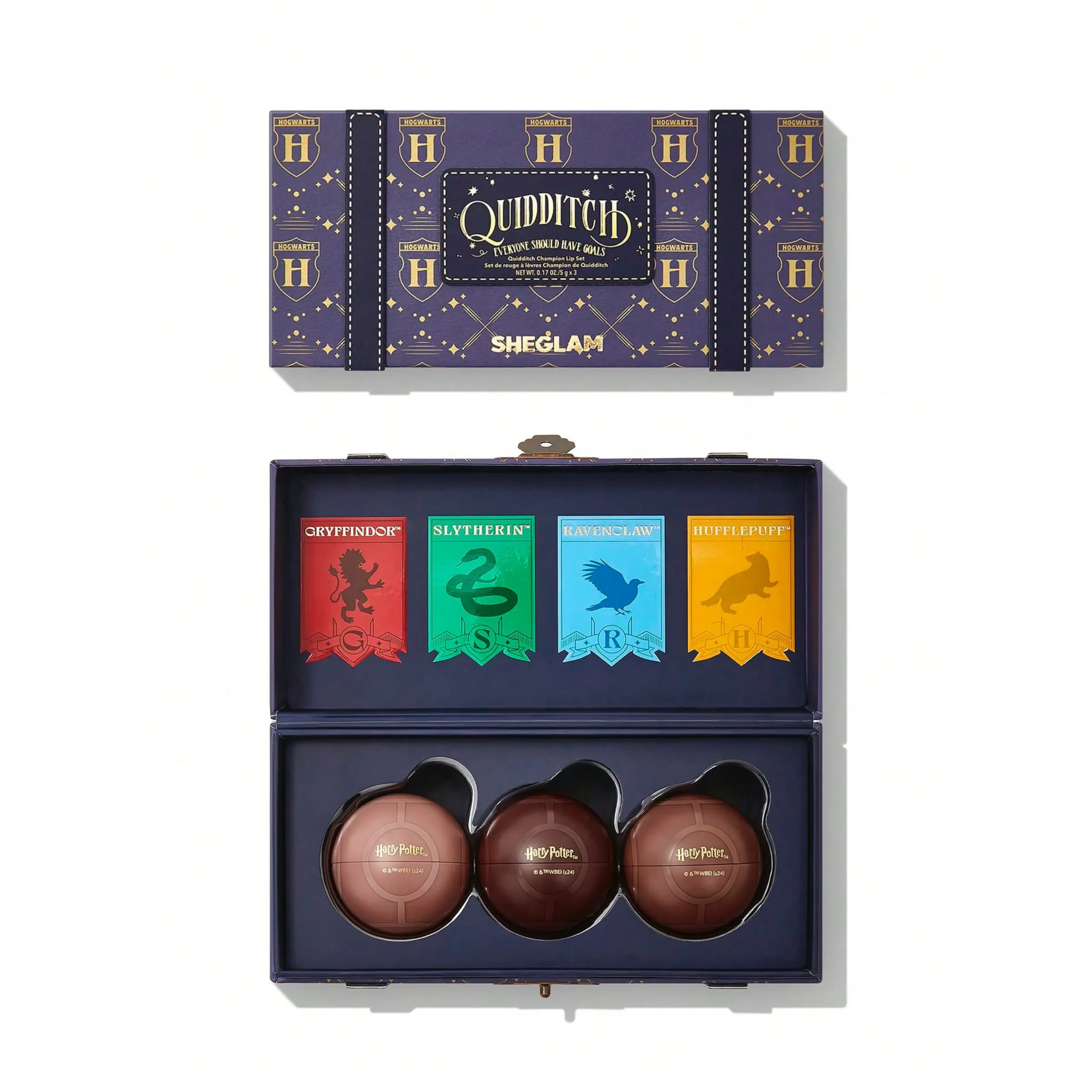 SHEGLAM - پک رژلب 3عددی توپ های بازی هری پاتر شیگلم (lip pack Harry Potter sheglam)