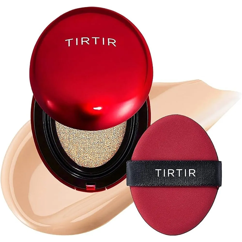 TIR TIR - کوشن قرمز تیر تیر مدل RED CUSHION شماره 21C رنگ COOL IVORY کوشن قرمز تیر تیر مدل RED CUSHION شماره 21C رنگ COOL IVORY TIRTIR MASK FIT RED CUSHION 21C COOL IVORY