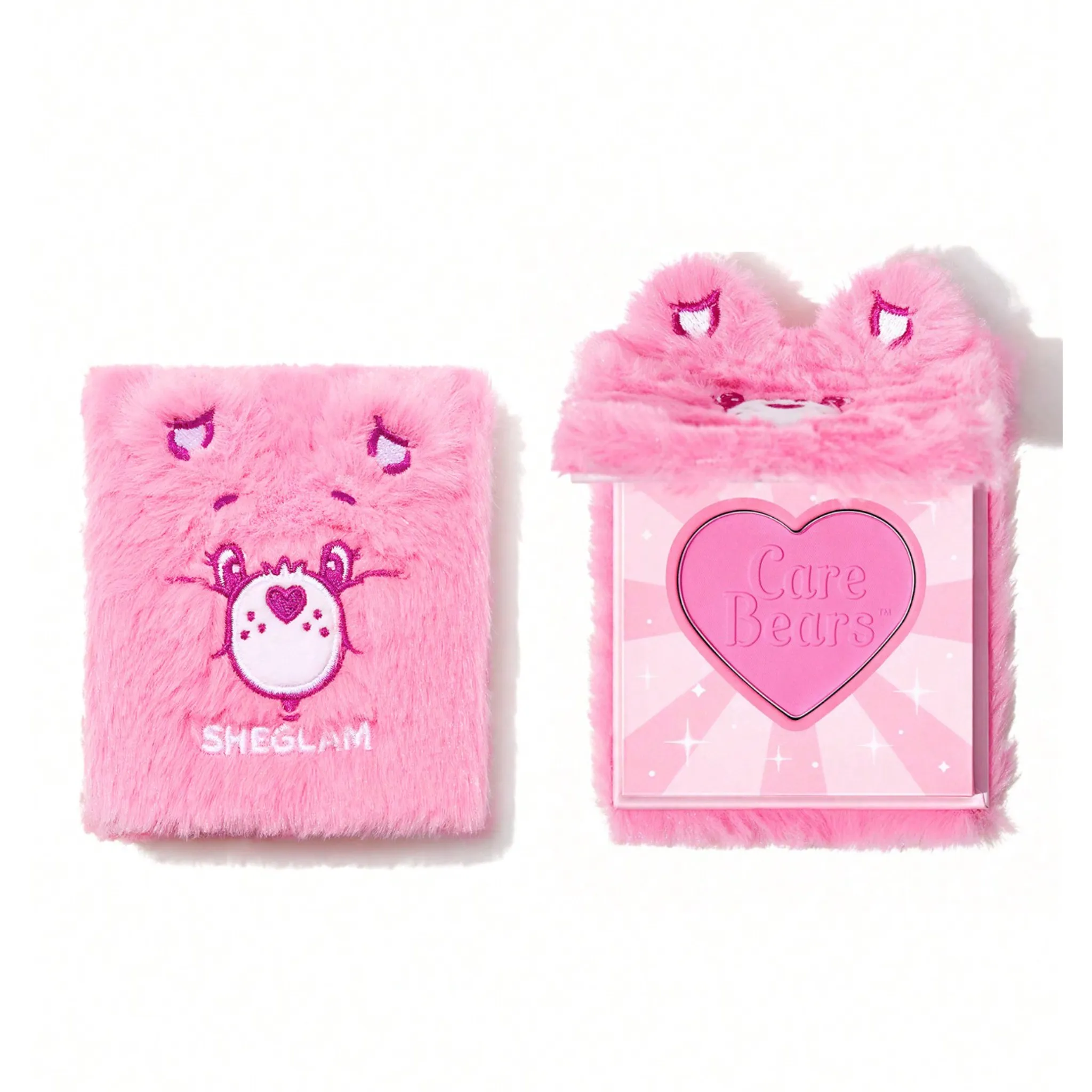 SHEGLAM - رژگونه خرسی شیگلم (Care Bears sheglam) رنگ	 Tickled Pink, Fab-U-Lous