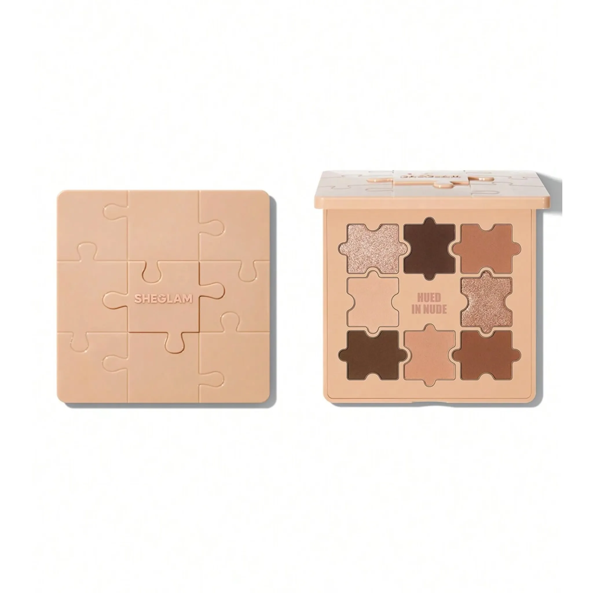 SHEGLAM - سایه پازلی شیگلم (Jazy Jigsaw eyeshadow sheglam) رنگ	 Love N' Taupe, Mauve'ing On, Hued in Nude