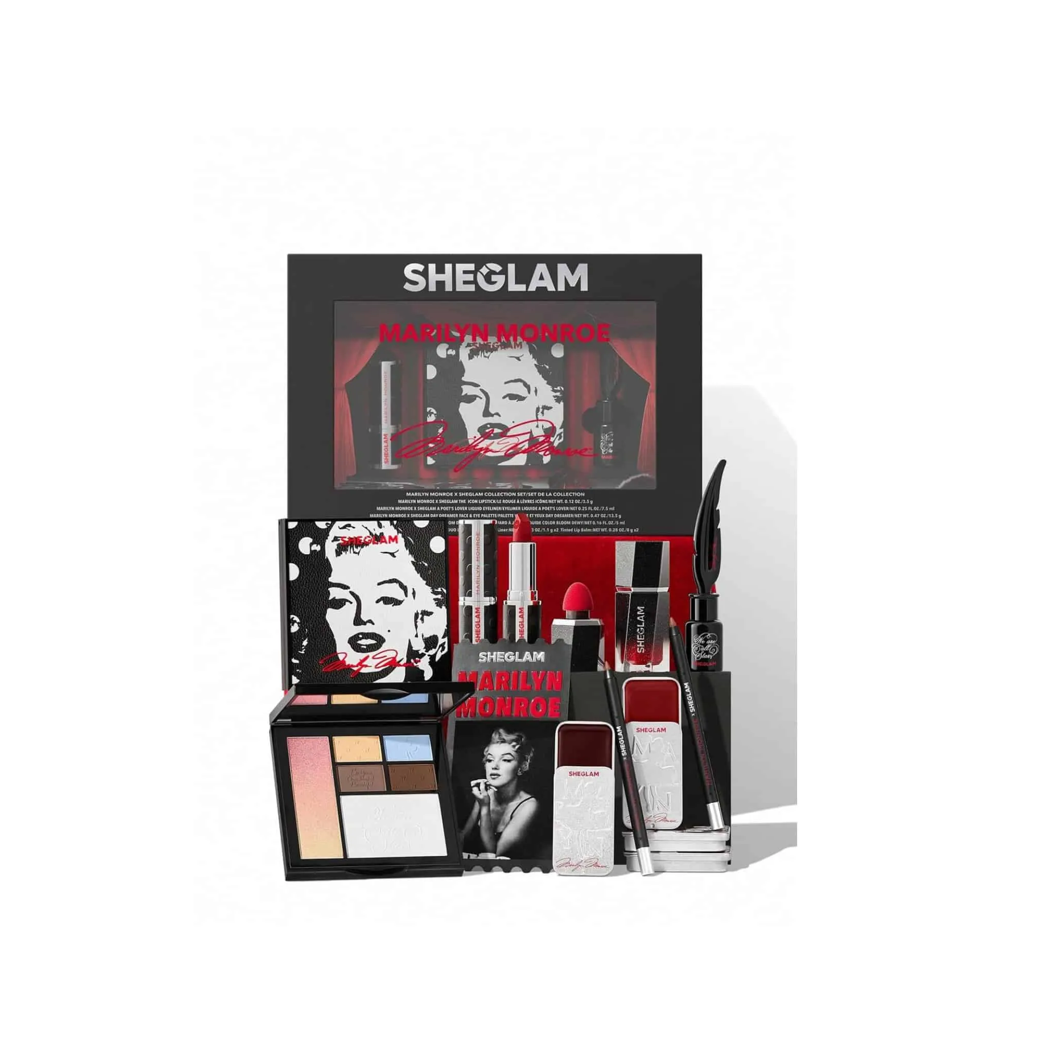 SHEGLAM - پک آرایشی مرلین مونرو شیگلم (monroe X sheglam collection set)