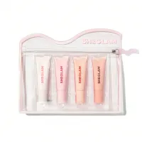 SHEGLAM - لیپ گلاس آبرسان شیگلم (Crystal lip care sheglam) تعداد	 پک ۴تایی  رنگ	 پک چهاررنگ, candy lane, cocoa cookie, melon pop, strawberry milk