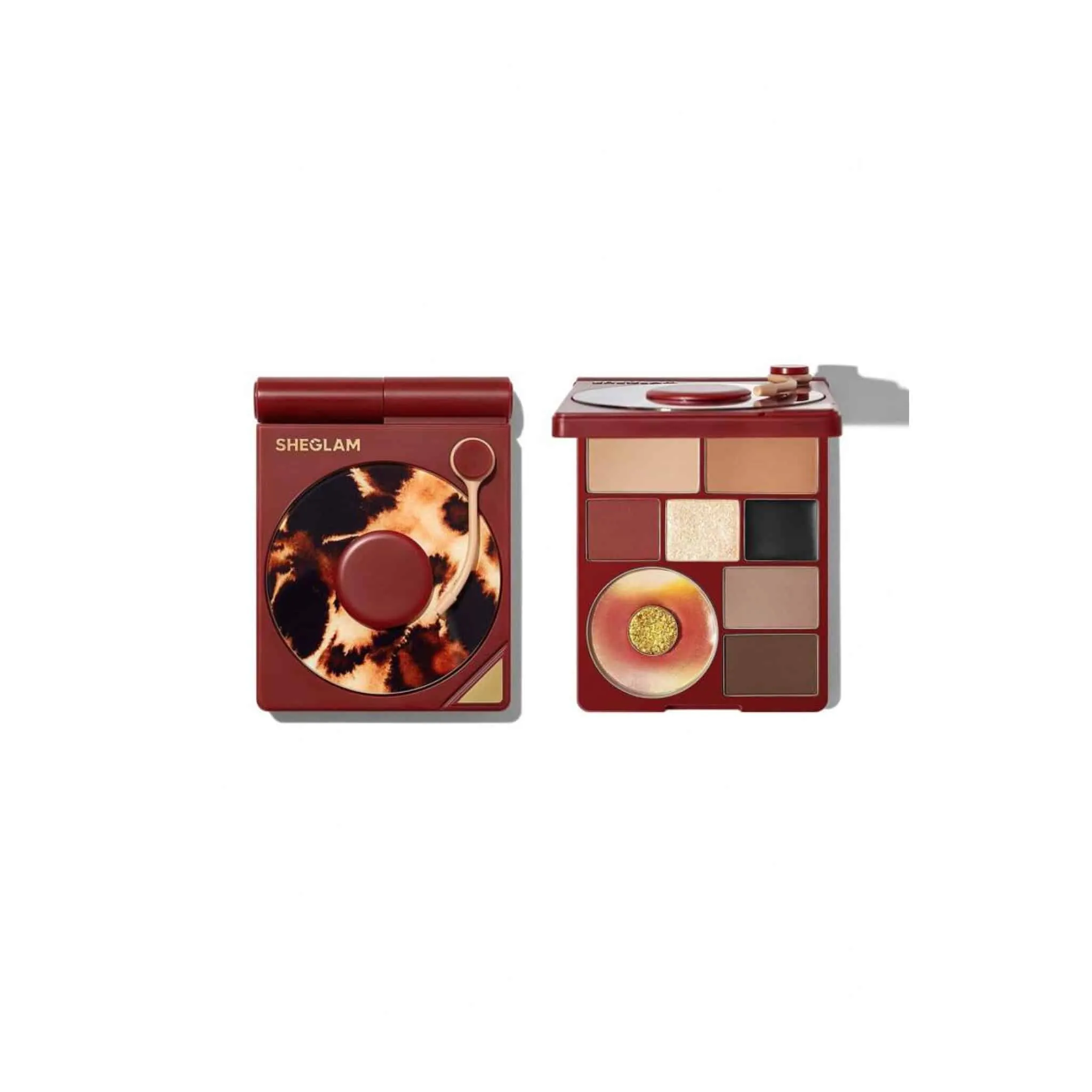 SHEGLAM - پالت سایه 8 رنگ گرامافونی شیگلم (vinyl pop color palette sheglam)
