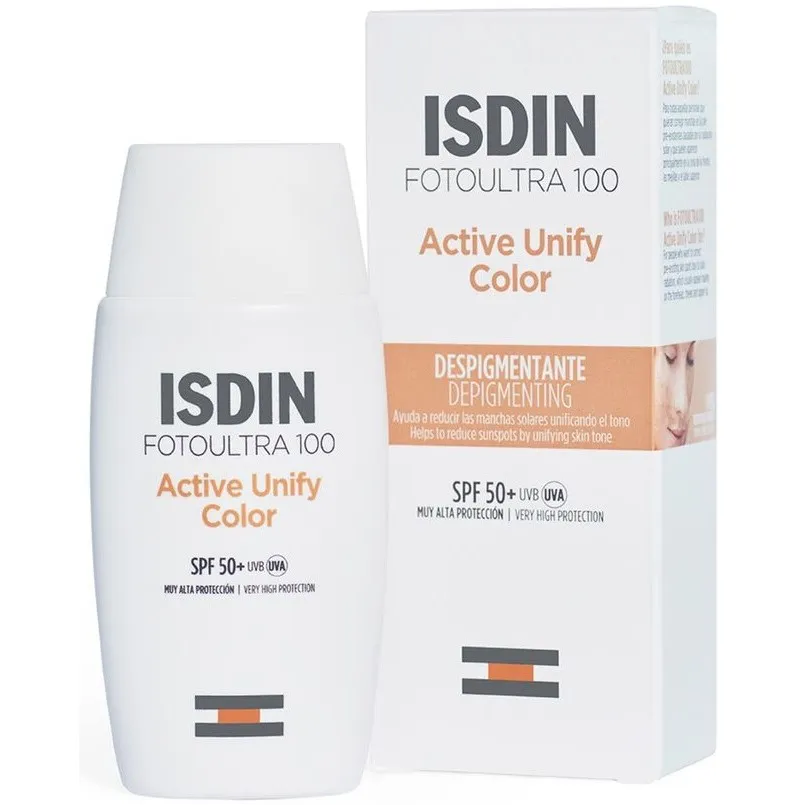 Isdin - فلویید ضدآفتاب و رفع لک رنگی ایزدین Isdin Active Unify Color SPF50