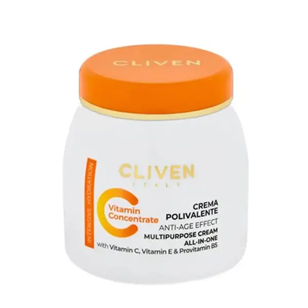 Cliven - کرم چند منظوره ویتامین C کلیون cliven vitamin c crema polivalente - anti-age effect - MultiPurpose Cream All-in-one