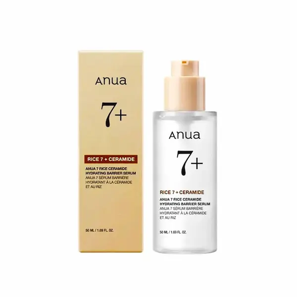 anua - سرم 7 برنج و سرامید آنوا Anua آبرسان و تقویت سد دفاعی پوست Anua Rice 7 + Ceramide Hydrating Barrier Serum