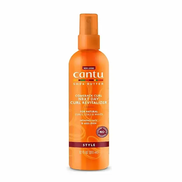 Cantu - اسپری احیا کننده موی فر کنتو (کانتو) Cantu Comeback Curl Next Day Curl Revitalizer Spray 355ml
