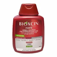 bioxcin - شامپو بیوکسین قرمز ضد ریزش فورت Fort مناسب برای تمامی موها Bioxcin herbal anti-hair loss shampoo, Fort model, 300ml