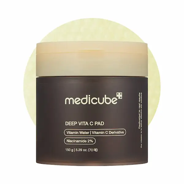 medicube - پد تونر روشن کننده ویتامین سی مدی کیوب Medicube Deep Vita C Pad