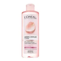 Loreal - تونر پاکسازی صورت عصاره رز و یاس لورآل loreal L’Oréal Paris Fine Flowers Cleansing Toner 400ml