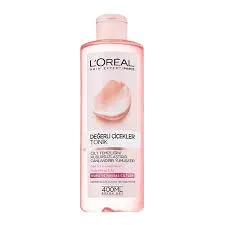 Loreal - تونر پاکسازی صورت عصاره رز و یاس لورآل loreal L’Oréal Paris Fine Flowers Cleansing Toner 400ml